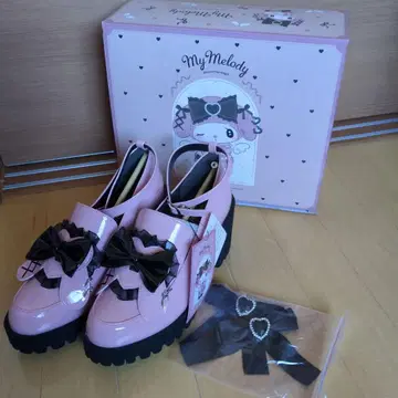 마이멜로디 귀 달린 통굽 로퍼 L(24~24.5cm)