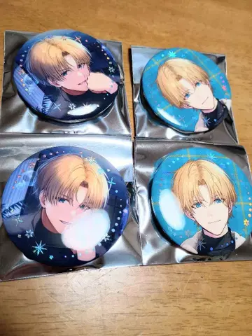 니지산지 윈터 데이트 2025 캔뱃지 4개 세트 엑스 알비오