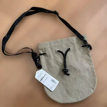 택 포함 새상품 MUJI LABO 립플 나일론 복조리 사코슈 베이지