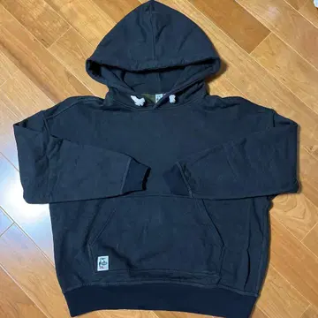 CHUMS 블랙 오버 사이즈 후드티 S