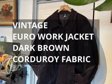 VINTAGE EURO WORK WORK JACKET 코듀로이