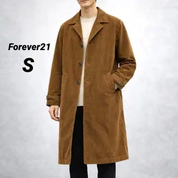 포에버21 체스터 코트 브라운 남성용 S 코듀로이