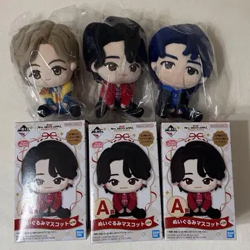 Mrs. GREEN APPLE 제일복권 A상 봉제 인형 마스코트 3종