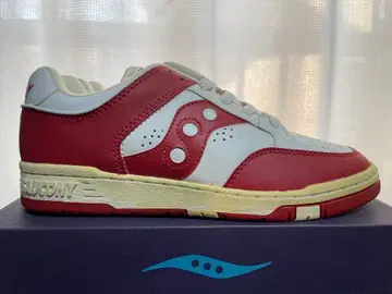 새상품 2002년 써코니 행타임 로우 26.0cm 화이트 레드