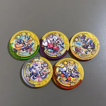 요괴Y메달 이니셜메달 5장 세트 칠흑환 요괴워치