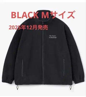PROFESSIONAL FLEECE JACKET (BLACK) 사이즈 M