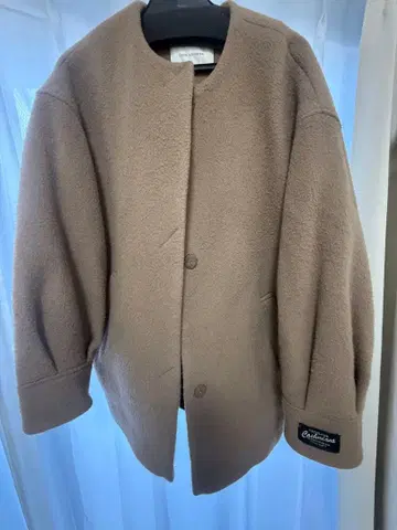 nano universe 노카라 자켓 베이지