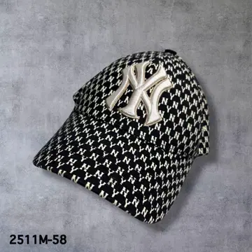 인기 MLB 야구 모자 NY 양키스 모노그램 올 패턴 블랙