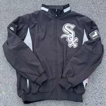 MAJESTIC 화이트삭스 스트레치 쉘 자켓 XL 00s