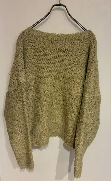 슬로브 이에나 W/Ry 로우 게이지 보트넥 니트