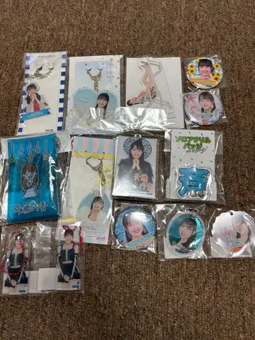 사이토 마도카 ocha norma 굿즈 묶음 판매 모바가챠 키링