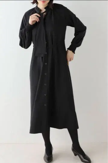 새상품급 라토타리테 보타이 원피스 38 블랙 포멀