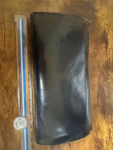 가죽 장지갑 카드 포켓 7개