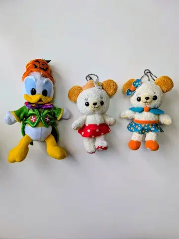 디즈니 봉제 인형 키링 세트