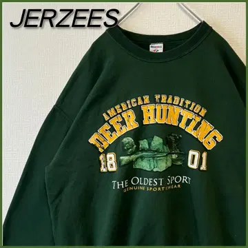 [레어] JERZEES 저지 아치 로고 멕시코제 맨투맨