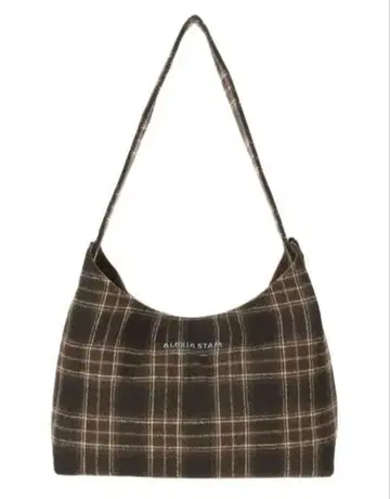 미개봉 새상품 ALEXIA STAM 체크 무늬 토트백 브라운 완판템