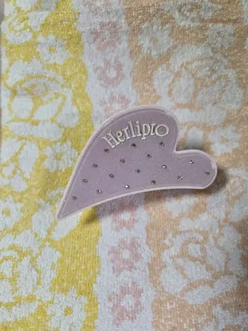 하립투 Bicolor Heart Twincle 헤어 클립