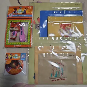 주토피아2 Happy 복권 F상 러버 마스코트 키링 닉 I상