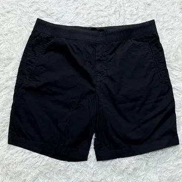 최근 모델 JAMES PERSE 블랙 허리밴딩 숏팬츠 L 상당