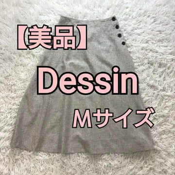 [새상품급] Dessin 미디 스커트 M 사이즈 상당