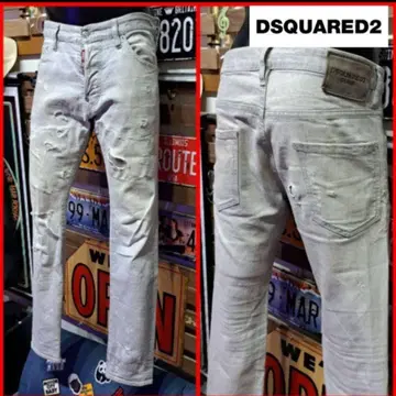 Dsquared2 크러쉬 가공 쿨 가이 진 그레이 데님