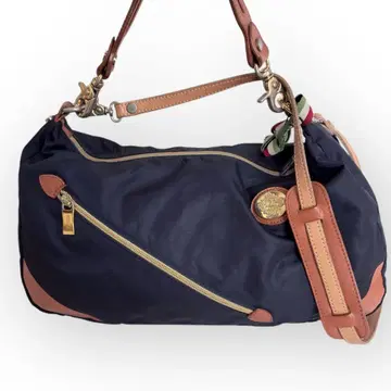 오로비안코 2way 숄더백 네이비 심플