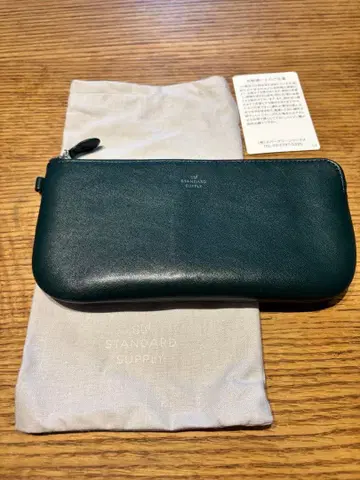 STANDARD SUPPLY 다크 그린 장지갑