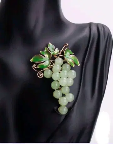 ~~ 커다란 포도 브로치 코사지
