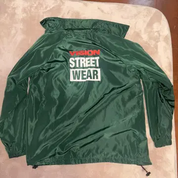 VISION 스트릿웨어 나일론 자켓 그린