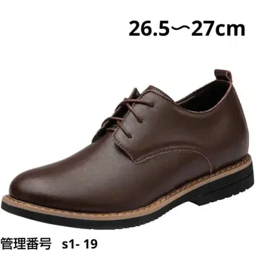 [ 새상품 ] 비즈니스 슈즈 스트링 슈즈 브라운 남성용 합성 피혁 선물