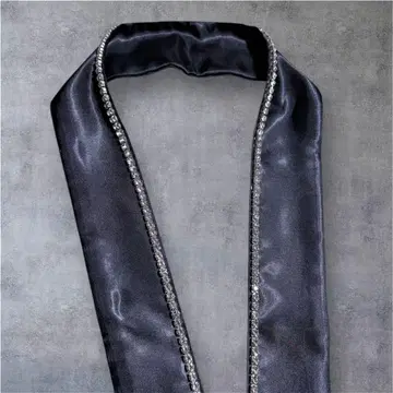 레이어트 카라 다테에리 장식 카라 큐빅 실버 레이어트 카라