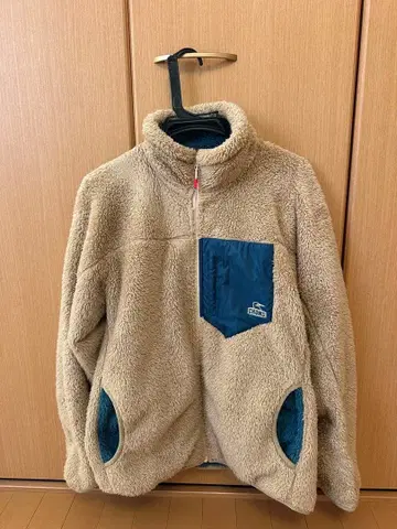 CHUMS 참스 플리스 자켓 M 사이즈 베이지