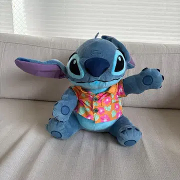 릴로 앤 스티치 봉제 인형 하와이 알로하 셔츠