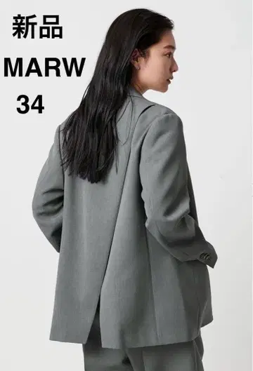 새상품 MARW UNITED ARROWS 백 비대칭 자켓