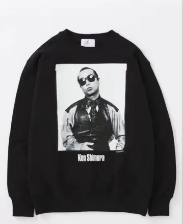 시무라 켄 x JOURNAL STANDARD 크루넥 맨투맨 블랙 S