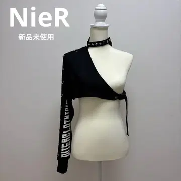 NieR 한쪽 소매 비대칭 변형 풀오버