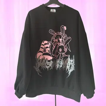 VOLCAN&APHRODITE 맨투맨 라메 토끼 GIRL 속기모