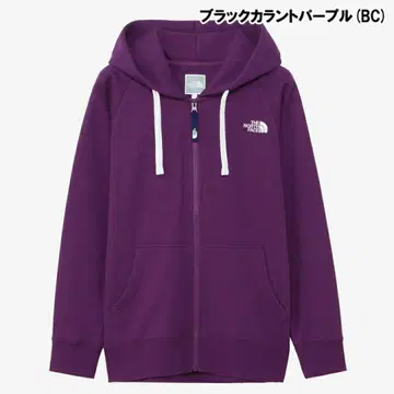 THE NORTH FACE 퍼플 집업 후드티