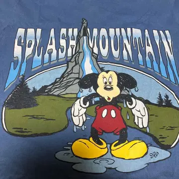 90s 디즈니 스플래쉬 마운틴 빈티지 구제 의류 M 사이즈