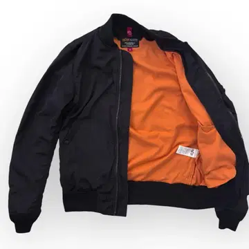 ALPHA 알파 MA-1 자켓 얇은 소재 M 사이즈 블랙 심플