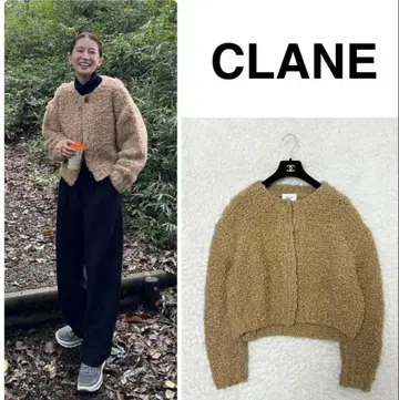 CLANE 테디 베어 핸드 니트 탑스 2