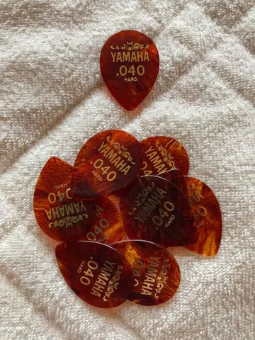 YAMAHA 기타 피크 .040 HARD 10장 세트