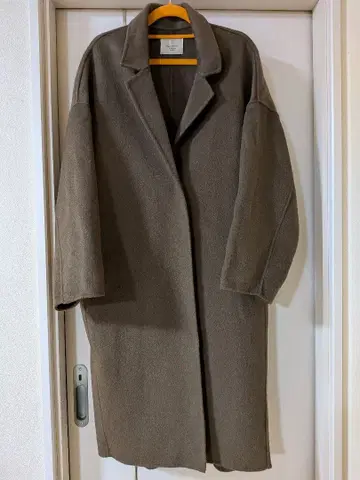 앰프 팜므 Unpeu Femme 울 100% 롱 코트