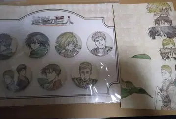 진격의 거인 캬니메 캔뱃지 세트