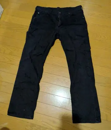 Lee 스트레이트 데님 블랙