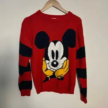 미키 & Co. 미키마우스 니트 스웨터 빈티지