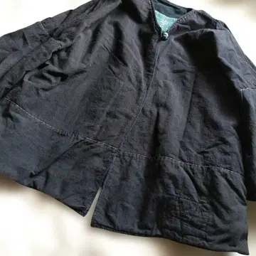 빈티지 원단 면 혼방 가디건 오버사이즈 자켓 리버서블