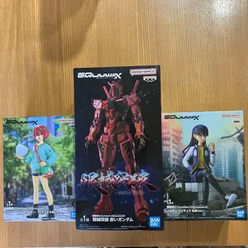 [ 미개봉 새상품 ] Gundam GQuuuuX 빨간 건담 & 마추&냥안