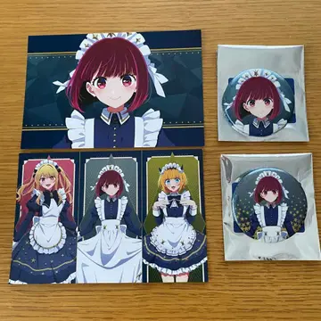 최애의 아이 아리마 카나 별하늘 메이드 캔뱃지 엽서 LOFT B 오마치