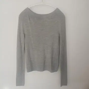 [새상품급] 루니 Oggi 콜라보 보트넥 시어 리브 니트